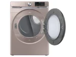 7.5 cu. ft. Smart Stackable Vented Electric Dryer with Steam Sanitize+ in Champagne