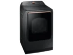 7.4 cu. ft. Smart High-Efficiency Vented Electric Dryer with Steam Sanitize+ in Brushed Black