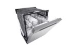 24 in. Stainless Look Front Control Dishwasher with Stainless Steel Tub and SenseClean