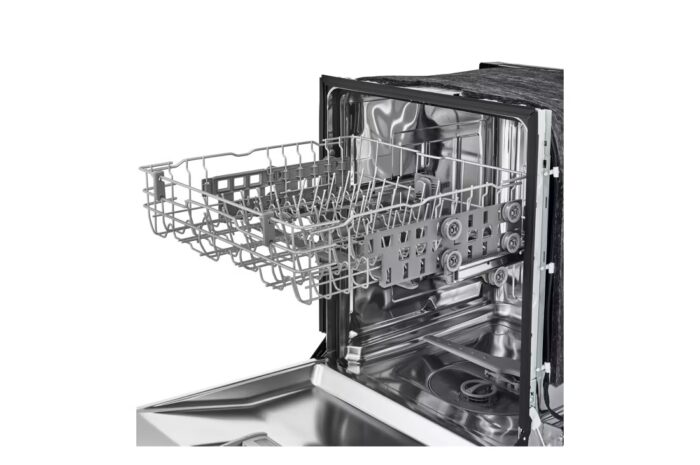 24 in. Stainless Look Front Control Dishwasher with Stainless Steel Tub and SenseClean