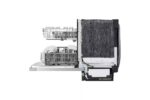 24 in. Stainless Look Front Control Dishwasher with Stainless Steel Tub and SenseClean