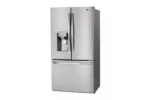 28 cu. ft. 3 Door French Door Refrigerator with Ice and Water Dispenser and Craft Ice in PrintProof Stainless Steel