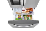 28 cu. ft. 3 Door French Door Refrigerator with Ice and Water Dispenser and Craft Ice in PrintProof Stainless Steel