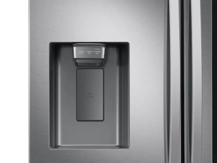 35.75 in. W 26.5 cu. ft. 3-Door Family Hub French Door Smart Refrigerator in Fingerprint Resistant Stainless Steel