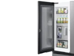 Bespoke 30 cu. ft. 3-Door French Door Smart Refrigerator with Beverage Center in Stainless Steel, Standard Depth