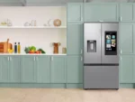 30 cu. ft. Mega Capacity 3-Door French Door Refrigerator with Family Hub in stainless steel