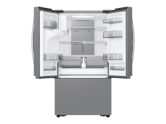 30 cu. ft. Mega Capacity 3-Door French Door Refrigerator with Family Hub in stainless steel