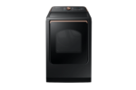 7.4 cu. ft. Smart High-Efficiency Vented Electric Dryer with Steam Sanitize+ in Brushed Black