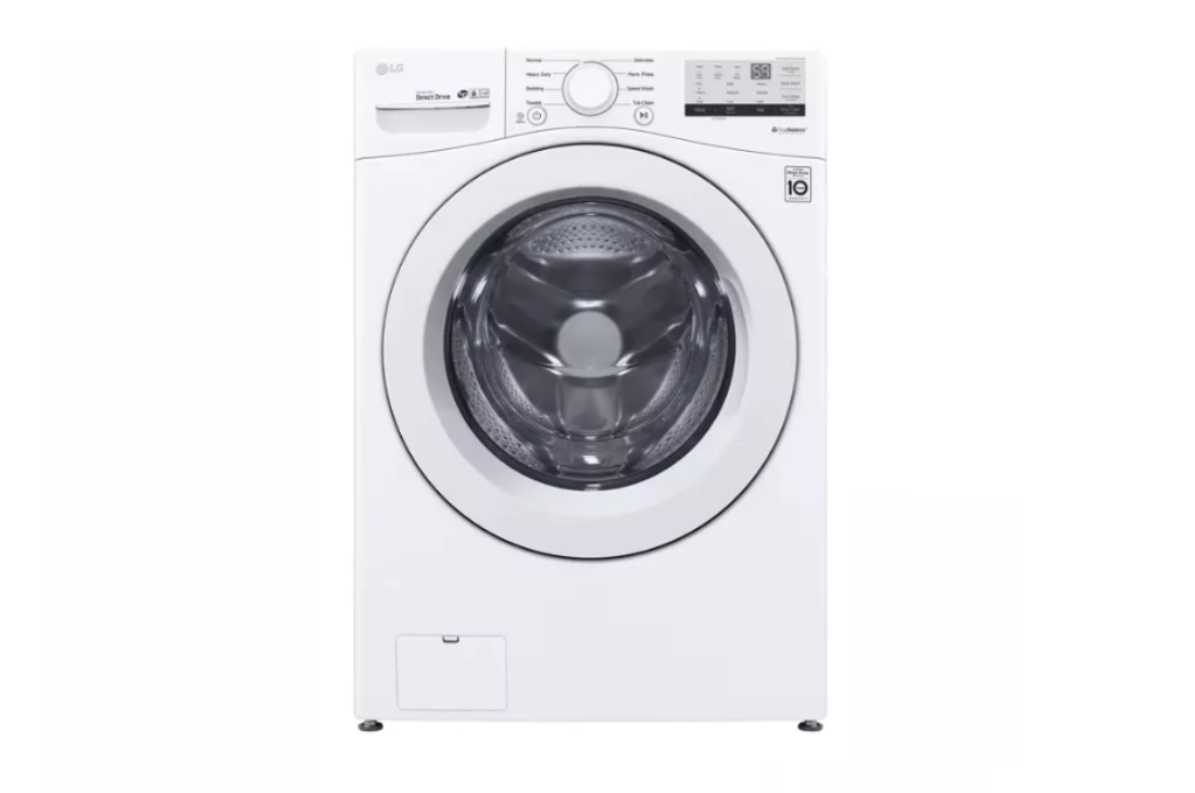 4.5 Cu. Ft. Stackable Front Load Washer in White with Coldwash Technology
