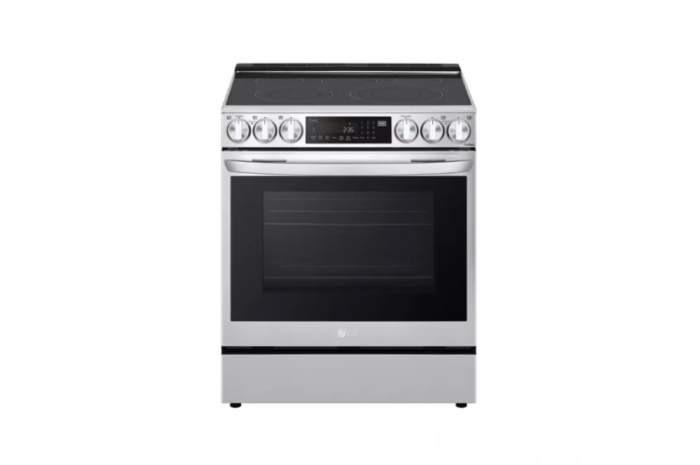6.3 cu. ft. Slide-in Electric Range with EasyClean, Instaview and Air Fry in Printproof Stainless Steel