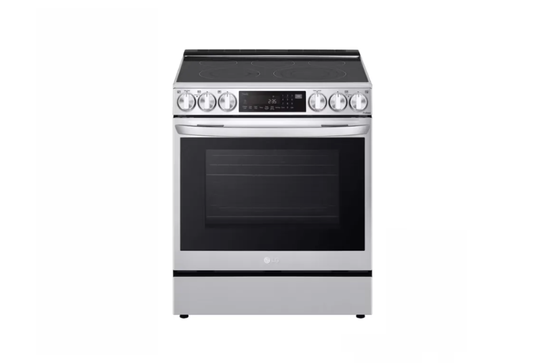 6.3 cu. ft. Slide-in Electric Range with EasyClean, Instaview and Air Fry in Printproof Stainless Steel