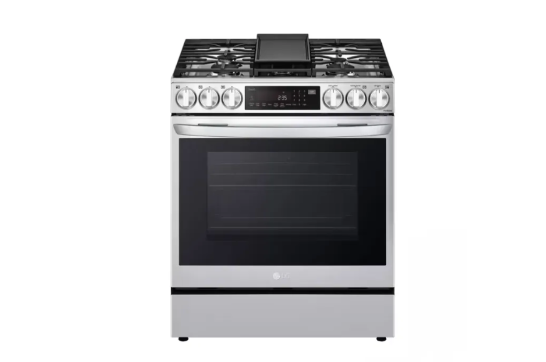 6.3 cu. ft. Slide-in Gas Range with EasyClean, Instaview and Air Fry in Printproof Stainless Steel