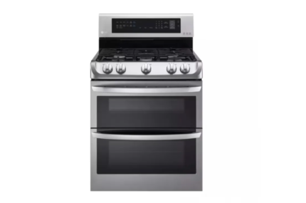 6.9 cu. ft. Double Oven Gas Range with ProBake Convection Oven, Self Clean and EasyClean in Stainless Steel