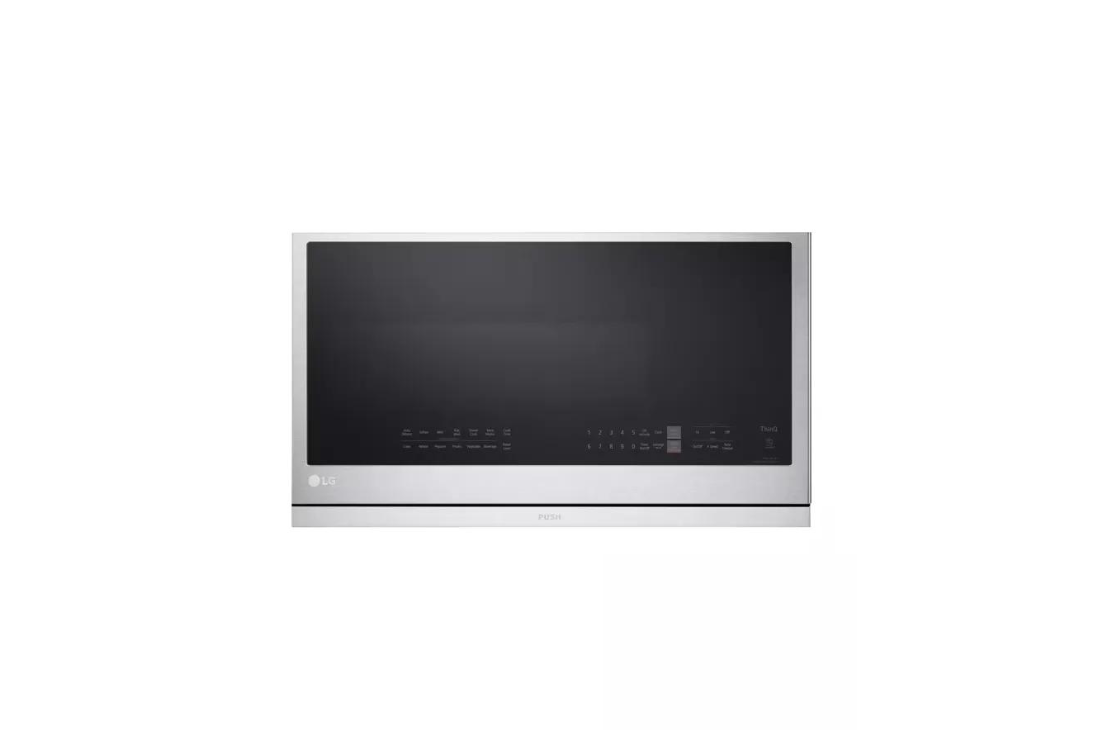 2.1 cu. ft. 30 in. Width PrintProof Stainless Steel 1,050-Watt Smart Over-the-Range Microwave Oven with ExtendaVent 2.0