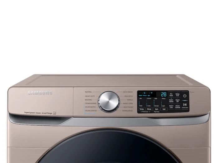 4.5 cu. ft. Smart High-Efficiency Front Load Washer with Super Speed in Champagne