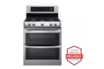 6.9 cu. ft. Double Oven Gas Range with ProBake Convection Oven, Self Clean and EasyClean in Stainless Steel