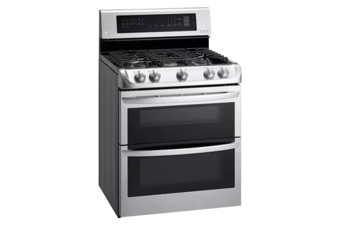 6.9 cu. ft. Double Oven Gas Range with ProBake Convection Oven, Self Clean and EasyClean in Stainless Steel