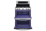 6.9 cu. ft. Double Oven Gas Range with ProBake Convection Oven, Self Clean and EasyClean in Stainless Steel