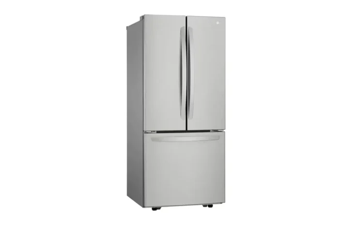 30 in. W 22 cu. ft. French Door Refrigerator with Ice Maker in Stainless Steel