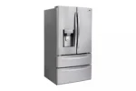 28 cu. ft. 4-Door French Door Smart Refrigerator with Ice and Water Dispenser in PrintProof Stainless Steel