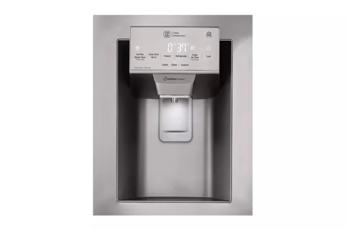 28 cu. ft. 4-Door French Door Smart Refrigerator with Ice and Water Dispenser in PrintProof Stainless Steel