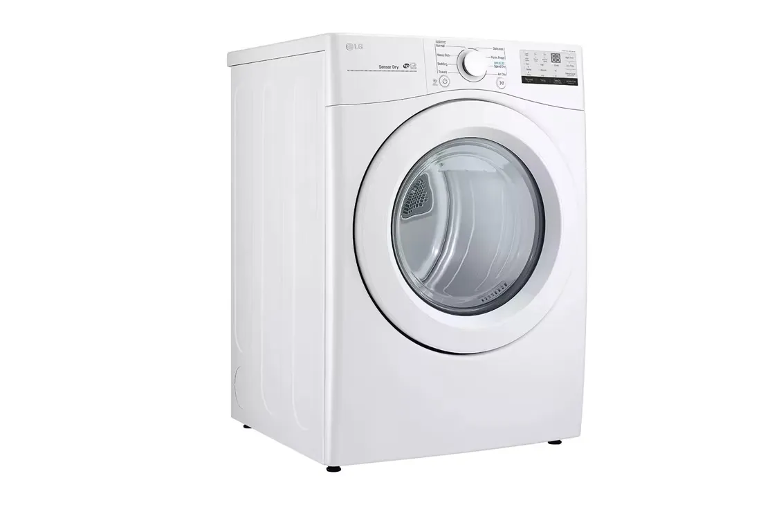 7.4 Cu. Ft. Vented Stackable Electric Dryer in White with Sensor Dry