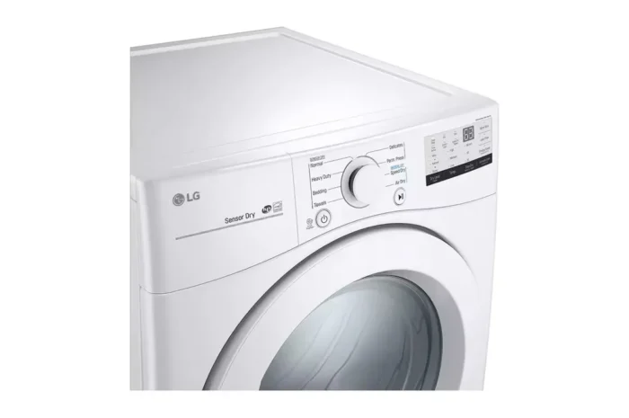 7.4 Cu. Ft. Vented Stackable Electric Dryer in White with Sensor Dry