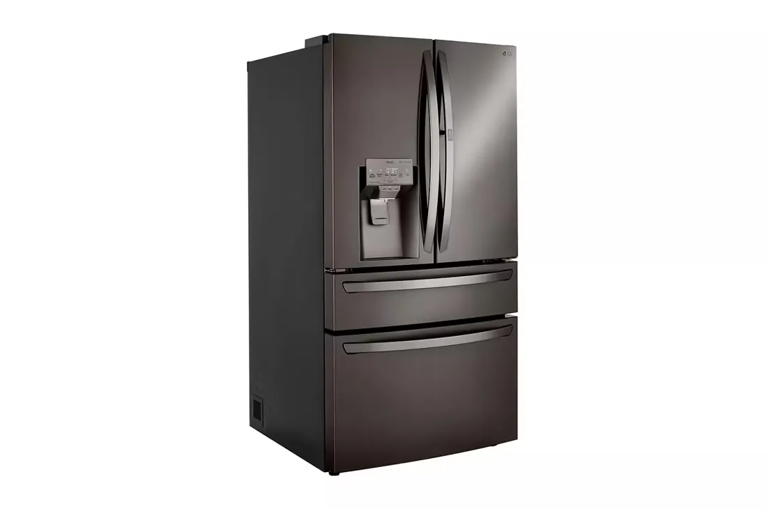 30 cu. ft. 4-Door French Door Refrigerator, Door-In-Door, Full-Convert Drawer, Craft Ice in PrintProof Black Stainless