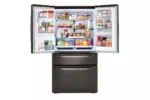 30 cu. ft. 4-Door French Door Refrigerator, Door-In-Door, Full-Convert Drawer, Craft Ice in PrintProof Black Stainless