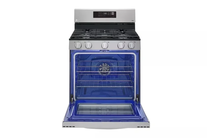5.8 cu. ft. Smart Wi-Fi Enabled Fan Convection Gas Single Oven Range with AirFry and EasyClean in Stainless Steel