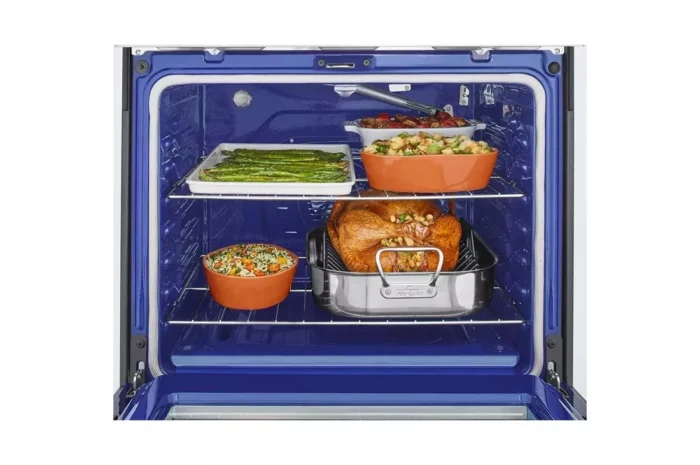 5.8 cu. ft. Smart Wi-Fi Enabled Fan Convection Gas Single Oven Range with AirFry and EasyClean in Stainless Steel
