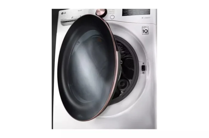 4.5 Cu. Ft. Stackable SMART Front Load Washer in White with Steam and TurboWash360 Technology