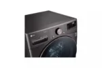 4.5 Cu. Ft. Stackable SMART Front Load Washer in Black Steel with Steam and TurboWash360 Technology