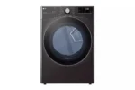 7.4 Cu. Ft. Vented SMART Stackable Gas Dryer in Black Steel with TurboSteam and Sensor Dry Technology
