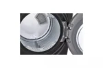 7.4 Cu. Ft. Vented SMART Stackable Gas Dryer in Black Steel with TurboSteam and Sensor Dry Technology