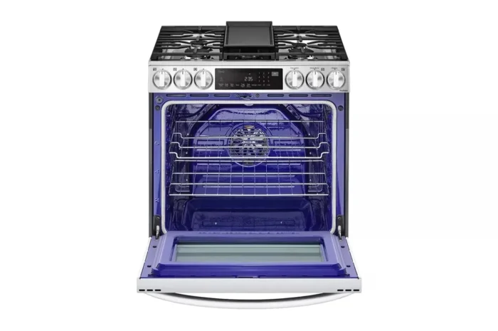 6.3 cu. ft. Slide-in Gas Range with EasyClean, Instaview and Air Fry in Printproof Stainless Steel