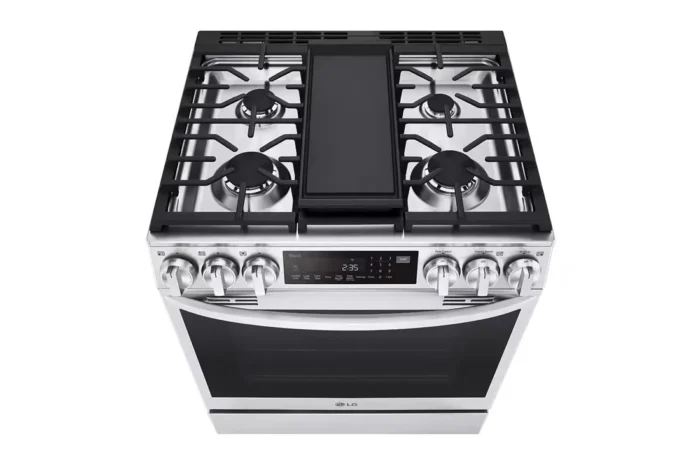 6.3 cu. ft. Slide-in Gas Range with EasyClean, Instaview and Air Fry in Printproof Stainless Steel