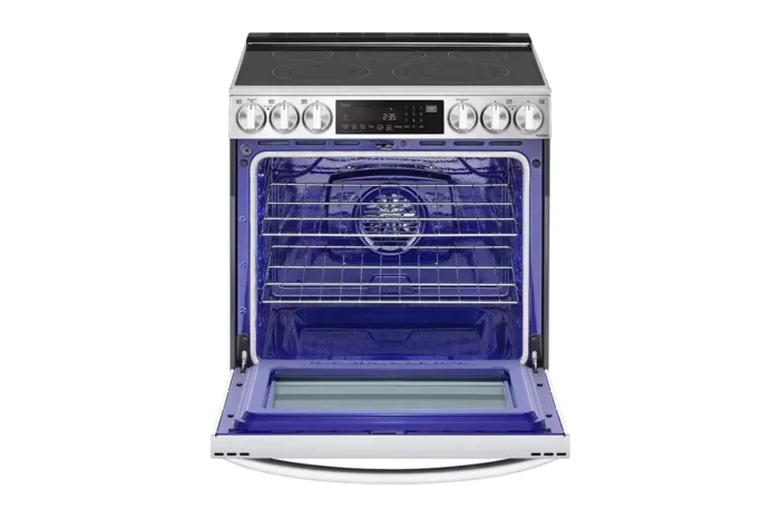6.3 cu. ft. Slide-in Electric Range with EasyClean, Instaview and Air Fry in Printproof Stainless Steel