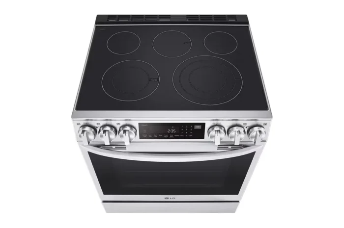 6.3 cu. ft. Slide-in Electric Range with EasyClean, Instaview and Air Fry in Printproof Stainless Steel
