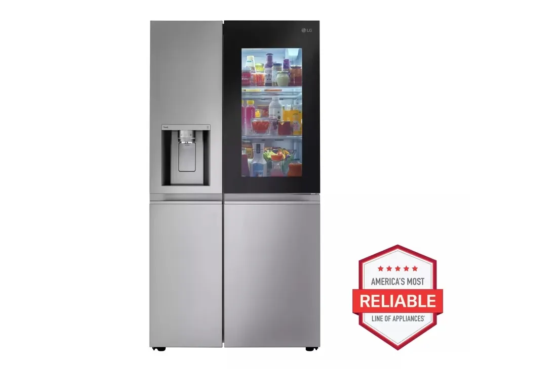 27 cu. ft. Side by Side Smart Refrigerator w/ InstaView and Craft Ice in PrintProof Stainless Steel