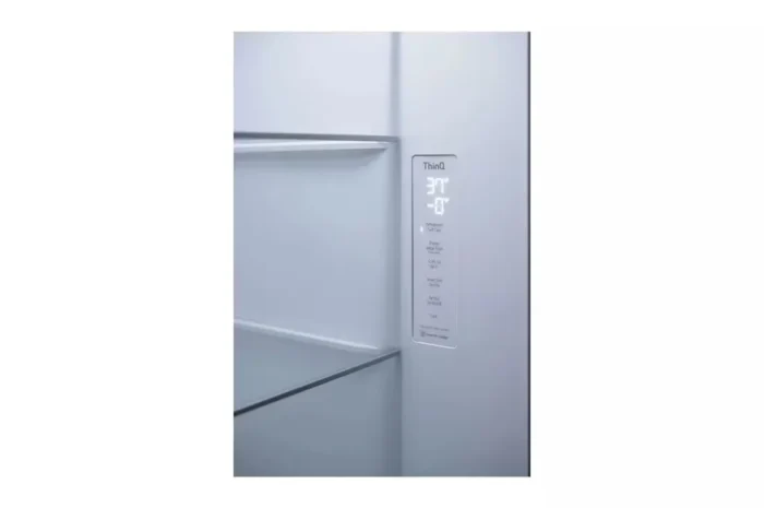 27 cu. ft. Side by Side Smart Refrigerator with Insta View, Craft Ice in PrintProof Black Stainless Steel