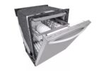24 in. in PrintProof Stainless Steel Top Control Dishwasher with Towel Bar, TrueSteam and QuadWash