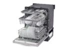 24 in. in PrintProof Stainless Steel Top Control Dishwasher with Towel Bar, TrueSteam and QuadWash