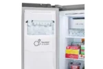 27 cu. ft. Side by Side Smart Refrigerator w/ Craft Ice, External Ice and Water Dispenser in PrintProof Stainless Steel