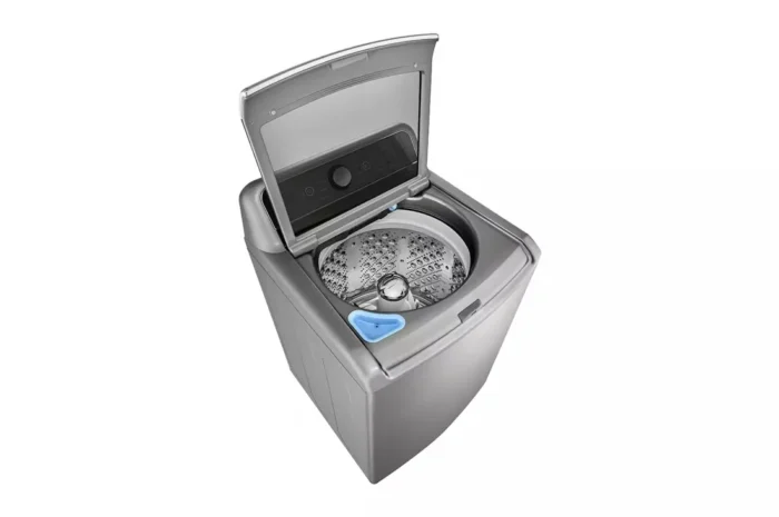 5.3 cu. ft. SMART Top Load Washer in Graphite Steel with 4-way Agitator, NeverRust Drum and TurboWash3D Technology