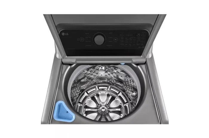 5.5 Cu. Ft. SMART Top Load Washer in Graphite Steel with Impeller, NeveRust Drum and TurboWash3D Technology