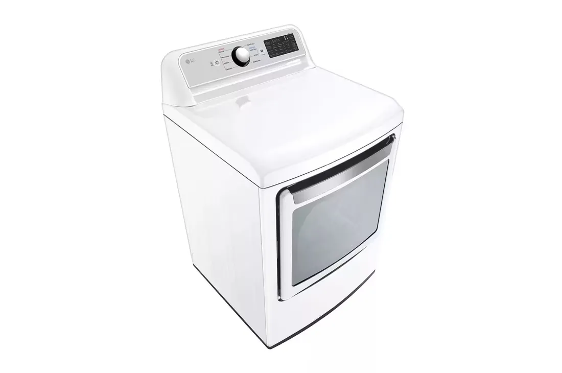 7.3 cu. ft. Vented SMART Electric Dryer in White with EasyLoad Door and Sensor Dry Technology