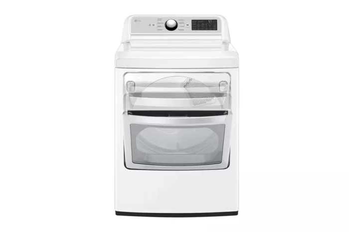 7.3 cu. ft. Vented SMART Electric Dryer in White with EasyLoad Door and Sensor Dry Technology
