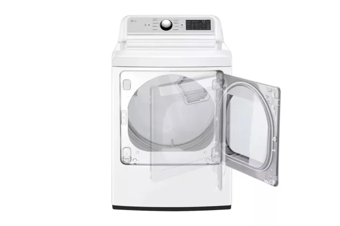 7.3 cu. ft. Vented SMART Electric Dryer in White with EasyLoad Door and Sensor Dry Technology