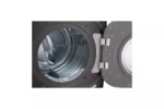 9.0 cu. ft. Vented SMART Stackable Electric Dryer in Black Steel with TurboSteam and Sensor Dry Technology